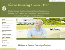 Tablet Screenshot of hanovercounselingassociates.com